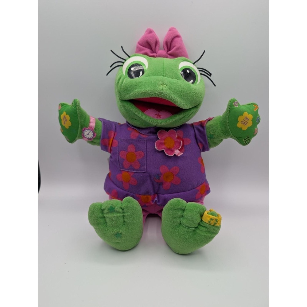 Vintage Leap Frog LOVABLE LILY Musical Talking Singing‎ Educational Plush 16"